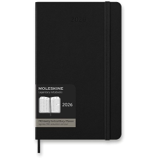 Moleskine 2026 L PRO vertikální týdenní, tvrdé desky, černý naptár, kalendárium