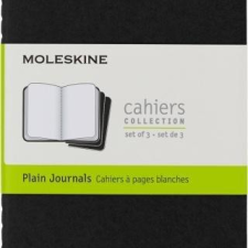 Moleskine Jegyzetfüzet Cahier 3 Darab Qp313 Fekete P Sima (MS-704918) füzet