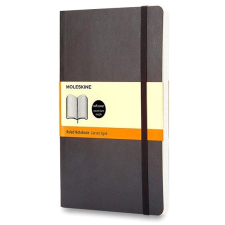 Moleskine L, puha borító, vonalas, fekete füzet