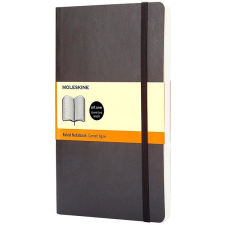 Moleskine L, puha borító, vonalas, fekete füzet