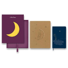 Moleskine Le Petit Prince L, vonalas + Moon XL, sima füzet füzet