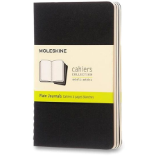 Moleskine S, sima, fekete - 3 db füzet