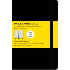  Moleskine Soft Large Squared Notebook Black – Moleskine naptár, kalendárium