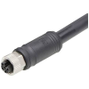 MOLEX 1205000228 Érzékelő-/működtető összekötő, konfekcionált Alj, egyenes 1 m Pólusszám: 4 1 db csomag (1205000228)