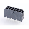 MOLEX Beépíthető stift sor (standard) Pólusok száma 12 Raszterméret: 3 mm 430451228 1 db Tray (430451228)