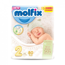 MOLFIX nadrágpelenka, Mini 2, 3-6 kg, 80 db pelenka