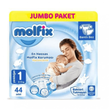 MOLFIX pelenka, Újszülött 1, 2-5 kg, 44 db pelenka