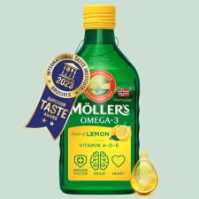 Möllers Északi-tengeri tőkehalmáj olaj - többféle íz Citrom reform élelmiszer
