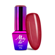  MollyLac 195 Hearts &amp; Kisses Dazzling Heart Gel Lac 10g lakk zselé