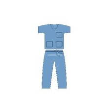  Mölnlycke Bázis zsilipruha kétrészes kék M 1db gyógyászati segédeszköz