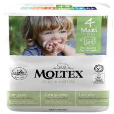 Moltex Pelenka Pure & Nature Maxi 7-18 kg - gazdaságos csomagolás (6 x 29 db) pelenka