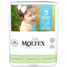 Moltex Pure & Nature Junior 5 méret (25 db) pelenka