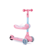 Momi Kiuru 2in1 roller és futóbicikli pink