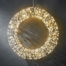 MON BIJOU világító LED-es koszorú, ? 45 cm adventi koszorú