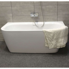  MONA egyenes fürdőkád - fényes fehér kád, zuhanykabin