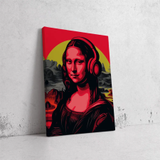  Mona Lisa Modern Zenéje - Pop Art Vászonkép dekoráció