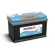 Monbat EFB Start Stop 12V 75Ah 740A Jobb+ Akkumulátor (alacsony) autó akkumulátor
