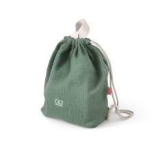Monbento Lunchbag Kids Gyerek uzsonnás Ételhordó szövet hátizsák 7L - Zöld babaétkészlet