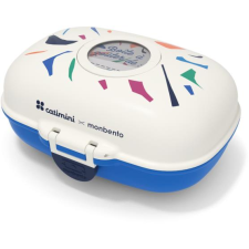  MonBento Svačinový box dětský do školy Gram Terrazzo, krémovo-modrá (16014099) uzsonnás doboz