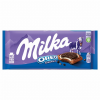 Mondelez Hungária Kft. Milka Oreo Sandwich kakaós kekszek vaníliaízű, tejes krémtöltelékkel alpesi tejcsokoládén 92 g