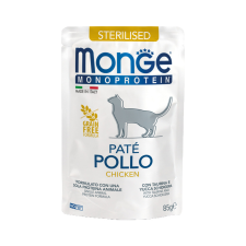 Monge Cat Monoprotein Pate Sterilised Macskaeledel (Csirke) – 85 g macskaeledel