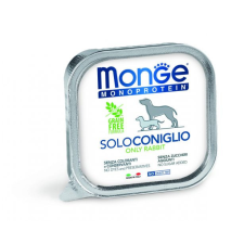 Monge Dog 150g MONOPROTEIN Paté 100% nyúl kutyaeledel