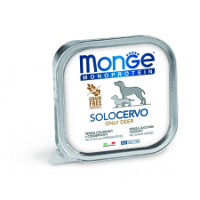 Monge Dog 150g MONOPROTEIN Paté 100% szarvas kutyaeledel