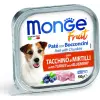 Monge Dog Fruit Paté&amp;Chunkies pulyka-áfonya 100 g