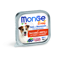  Monge Dog Fruit paté - pulyka, áfonya 100 g kutyaeledel