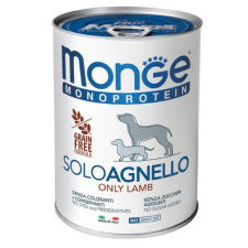 Monge Dog Monoprotein Paté 100% bárány – 24×400 g kutyaeledel