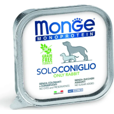 Monge Dog MONOPROTEIN Paté 100% nyúl 150 g kutyaeledel