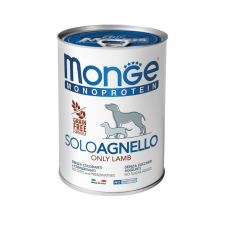 Monge Dog Monoprotein Pate Can Kutyakonzerv (100% Bárány) - 400 g kutyaeledel