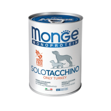 Monge Dog Monoprotein Pate Can Kutyakonzerv (100% Pulyka) - 400 g kutyaeledel