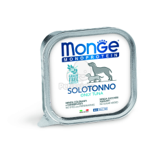 Monge Dog Monoprotein paté - tonhal 150 g kutyaeledel