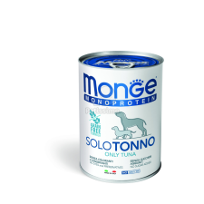 Monge Dog Monoprotein paté - tonhal 400 g kutyaeledel