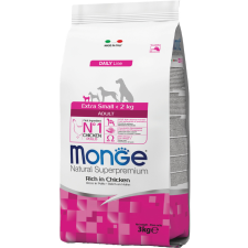 Monge Dog Natural Superpremium Extra Small Adult Száraz Kutyatáp – 3 kg kutyaeledel