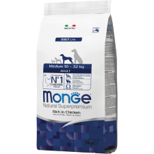 Monge Dog Natural Superpremium Medium Adult Száraz Kutyatáp – 3 kg kutyaeledel