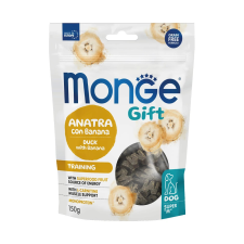Monge GIFT Training Monoprotein Jutalomfalat Kutyáknak (Kacsa és Banán) - 150 g jutalomfalat kutyáknak