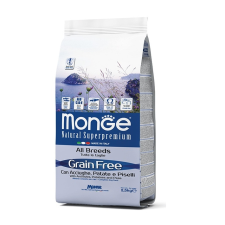 Monge Grain Free All Breeds Adult Anchovies 12 kg kutyaeledel