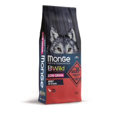 Monge Monge BWild Low Grain All Breeds Adult száraz kutyatáp - szarvas 12 kg kutyaeledel