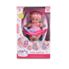 Moni Baba 36 cm-es szett etetőszékkel, tányérral MBN-108322 baba