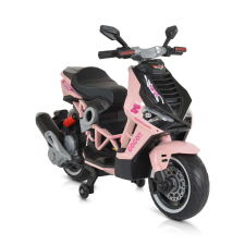 Moni Bo rimini elektromos gyerek robogó motor 2 kerekű pink elektromos járgány