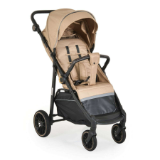 Moni Buggy babakocsi lapracsukható, nagy kerekek, könnyű bézs babakocsi