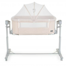 Moni C&amp;- 039;EST LA VIE babaöböl távirányítóval BÉZS kiságy, babaágy