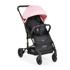 MONI Colibri babakocsi lapra elöl szimpla kerék pink babakocsi