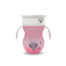 Moni Cup 360as itatópohár 270ml pink babaétkészlet