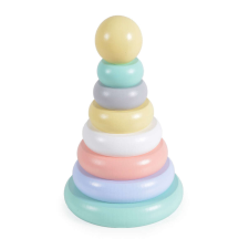 Moni Toys Fa játék gyűrűpiramis 18+hó készségfejlesztő