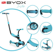 Moni Tristar roller 3in1, szülőkarral, üléssel 20kg/50kgig türkizkék roller