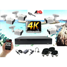 Monitorrs Security - 4k AHD kamerarendszer 5 kamerával 8 Mpix WT - 6035K5 megfigyelő kamera