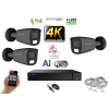  Monitorrs Security - AI Hybrid Light IP kamerarendszer 3 kamerával 8 Mpix GT - 6483k3